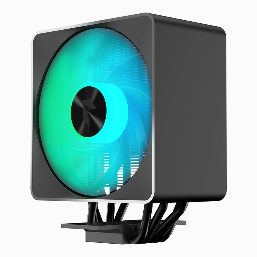 APNX AP1-V ARGB CPU Air Cooler | 5 × 6mm Heat Pipes · HCTT Direct Touch | 120mm PWM Fan · 600-1800 RPM · 76.3 CFM · 16.1