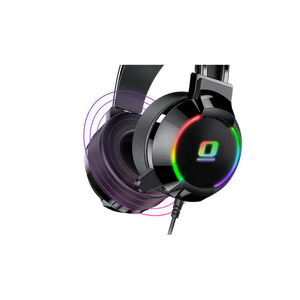 AXGON AXGH01 RGB Gaming Headset | 50mm Neodymium Drivers | 20Hz–20kHz | 2.2m Cable · Noise-Cancelling Cardioid Mic | RGB Running Lighting | Black