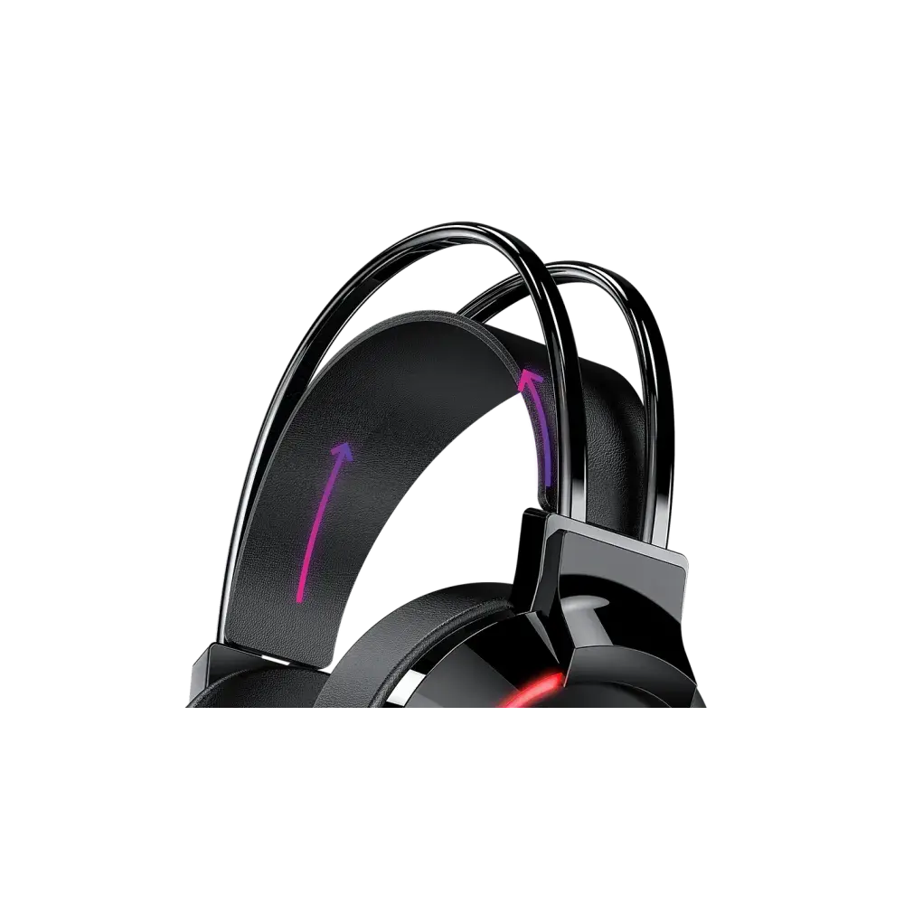 AXGON AXGH01 RGB Gaming Headset | 50mm Neodymium Drivers | 20Hz–20kHz | 2.2m Cable · Noise-Cancelling Cardioid Mic | RGB Running Lighting | Black