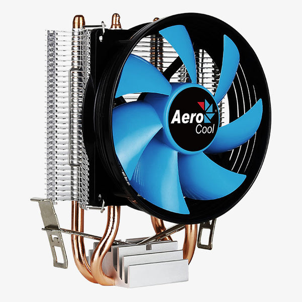 AeroCool Verkho 2 CPU Air Cooler | 2 × 6mm Heat Pipes · HCTT Direct Touch | 90mm PWM Fan · 800-2000 RPM · 15-25 dBA | 10