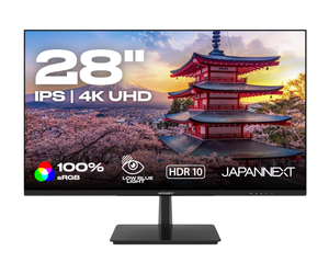 JAPANNEXT 28-Inch Monitor | 4K UHD 3840x2160 | 60Hz | IPS Panel | G-Sync Compatible