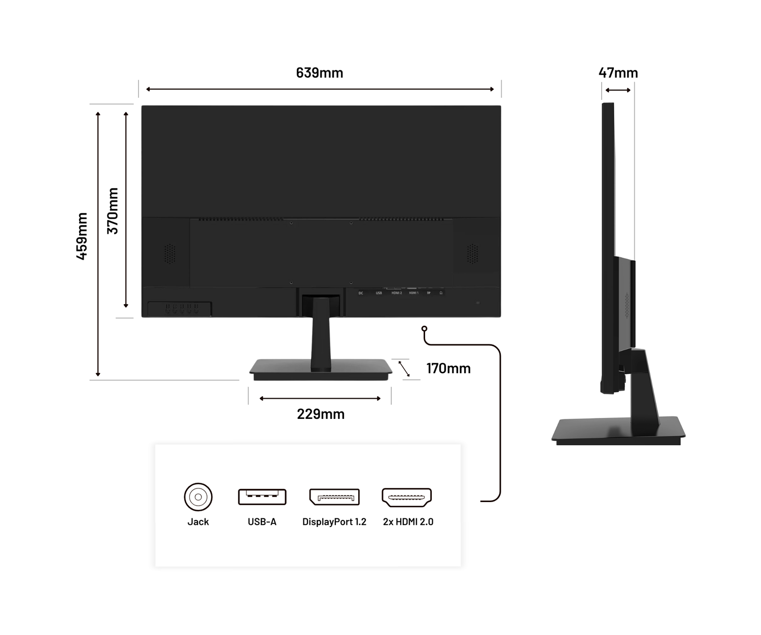 JAPANNEXT 28-Inch Monitor | 4K UHD 3840x2160 | 60Hz | IPS Panel | G-Sync Compatible