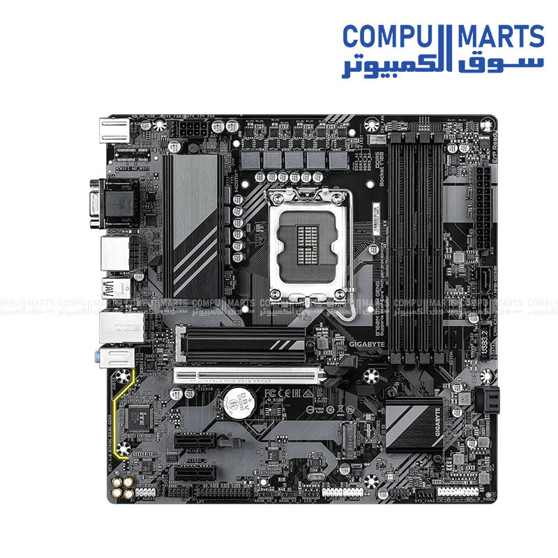 GIGABYTE B760M DS3H GEN5 Motherboard | Intel LGA1700 · B760 Chipset | 4× DDR5 up to 7600 MT/s (O.C.) · 256GB | PCIe 5.0 x16 · 2× M.2 PCIe 4.0 | USB 3.2 Gen 2 Type-C · 2.5GbE LAN | Micro-ATX