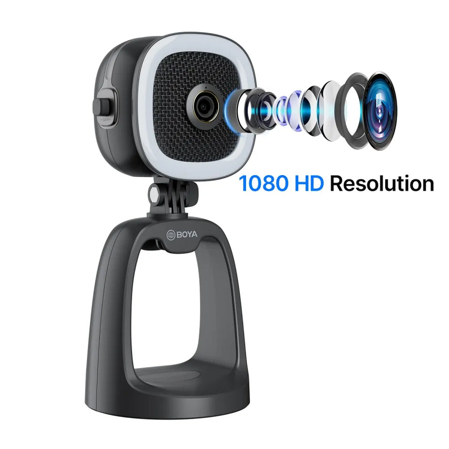 BOYA BY-CM6 USB Microphone | Cardioid Pickup | Plug and Play USB-A · USB-C | Gain · Volume · Mute Controls | Real-Time M