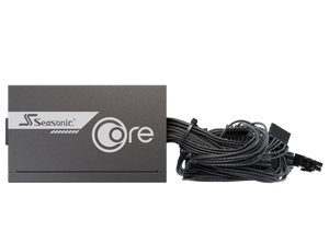 Seasonic CORE GC-750 750W Power Supply | 80 PLUS Gold · ATX 3.1 · PCIe 5.1 | 12V-2x6 Connector | 120mm Hydro Dynamic Bearing Fan · S²FC | Braided Fixed Cables | 5-Year Warranty