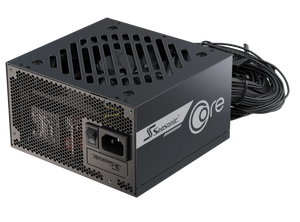 Seasonic CORE GC-850 850W ATX Power Supply | 80 PLUS Gold | ATX 3.1 · PCIe 5.1 · 12V-2x6 600W | Fixed Braided Cables | 120 mm HDB Fan | 5-Year Warranty | Black