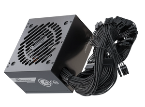 Seasonic CORE GC-850 850W ATX Power Supply | 80 PLUS Gold | ATX 3.1 · PCIe 5.1 · 12V-2x6 600W | Fixed Braided Cables | 120 mm HDB Fan | 5-Year Warranty | Black