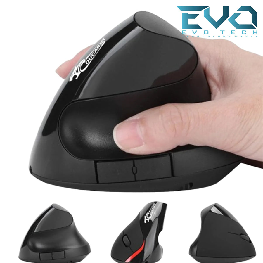 COUGAR EGY E1900 Vertical Ergonomic Wireless Mouse | 2.4GHz Wireless · Bluetooth | 1600 DPI | 4 Buttons · Quiet Click | 