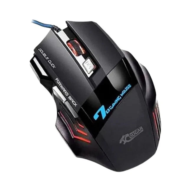 COUGAR EGY X7 Wired RGB Gaming Mouse | Wired USB | 3200 DPI | Optical Sensor | RGB Lighting | Black