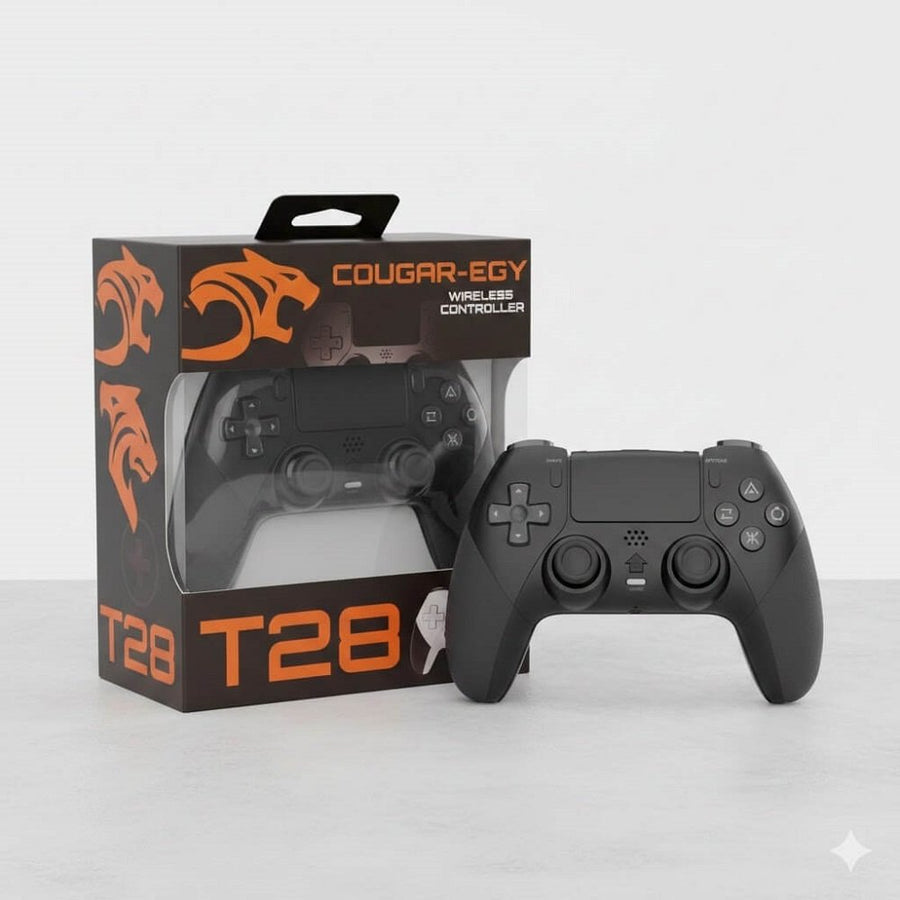 Cougar T28 Wireless Gamepad Controller | Bluetooth Wireless | PlayStation 4 · PC · Mobile | Dual Vibration | Touchpad | 