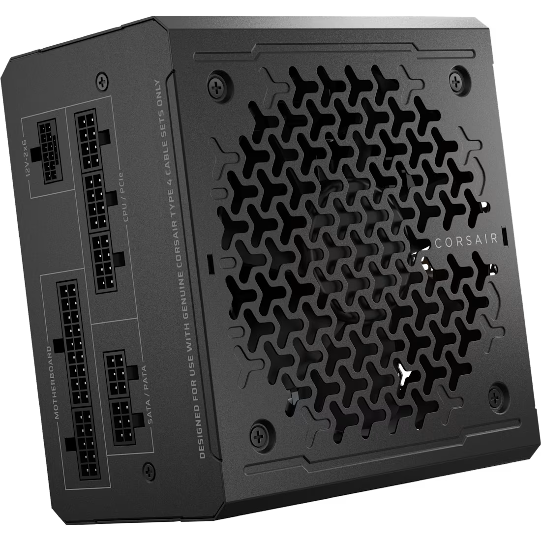 Corsair RM750e Fully Modular Gaming Power Supply 750W Black| No Box | 80+ Gold | ATX 3.1 + PCIe 5.1 | Native 12V-2x6 Connector | 105°C Capacitors | 120mm Rifle Bearing Fan | Modern Standby | Compact 140mm Depth | NVIDIA RTX 40/50 Ready | No Box
