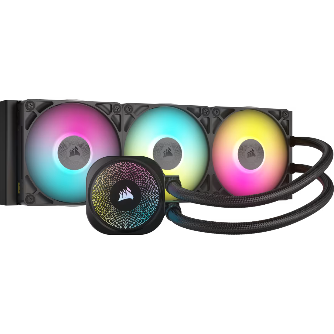 CORSAIR iCUE LINK TITAN 360 RX RGB Flüssig-CPU-Kühler – 360mm AIO – 3x RX120 RGB-Lüfter Inklusive – Geeignet Für Intel LGA 1851/1700, AMD AM5/AM4 –...