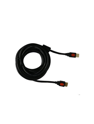 2B DC005 USB 2.0 Extension Cable | USB-A Male to USB-A Female | 5 m | 480 Mbps | Gold-Plated Connectors | Round Cable | Black