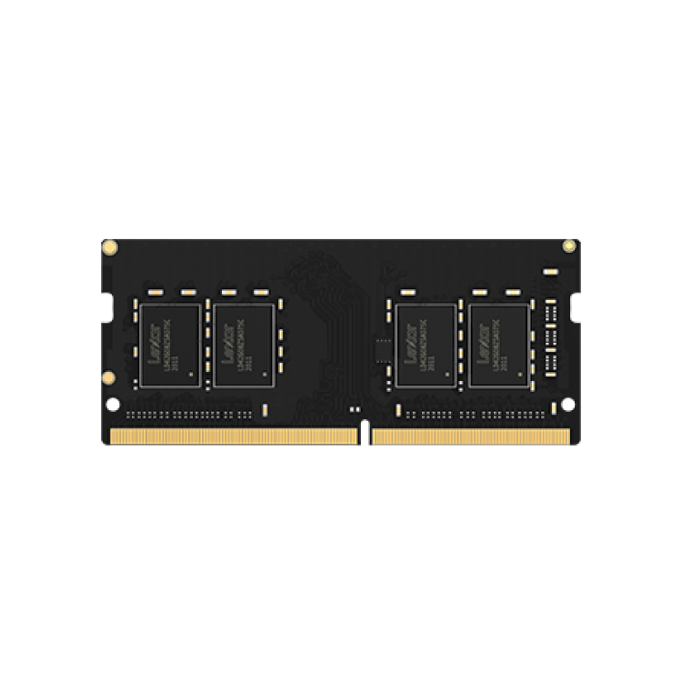 Lexar LD4AS032G-B3200GSST 32GB DDR4 Laptop Memory | 32GB Single Module · DDR4-3200 | CL22-22-22-52 · 1.2V | 260-Pin SO-DIMM | Black