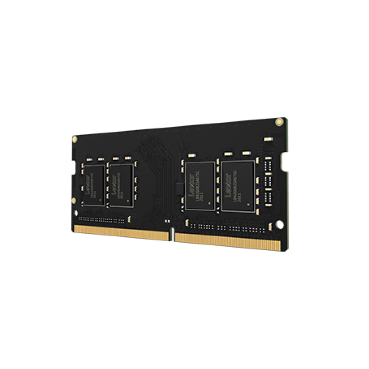 Lexar DDR4-3200 SODIMM Laptop Memory 8GB | DDR4 · 3200 MHz | CL22-22-22-52 · 1.2V | 260-Pin SO-DIMM · JEDEC | Part No. LD4AS008G-B3200GSST