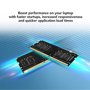 Lexar LD4AS032G-B3200GSST 32GB DDR4 Laptop Memory | 32GB Single Module · DDR4-3200 | CL22-22-22-52 · 1.2V | 260-Pin SO-DIMM | Black