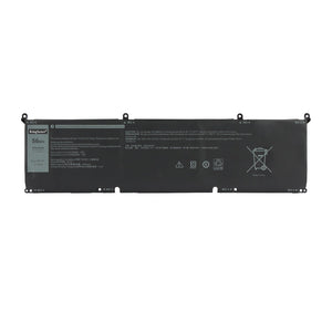 Dell G15 Gaming Laptop Replacement Battery | 8FCTC · DVG8M · P8P1P | 11.4 V · 56 Wh · 3-Cell Li-ion | Fits G15 5510 · 5511 · 5515 · 5520 · 5521 · 5525 | Black