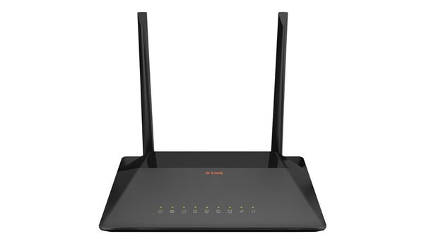 D-Link DSL-224 Wireless N300 VDSL2/ADSL2+ Modem Router | 300 Mbps 2.4 GHz 802.11b/g/n | 2 × 5 dBi Fixed Antennas | RJ-11