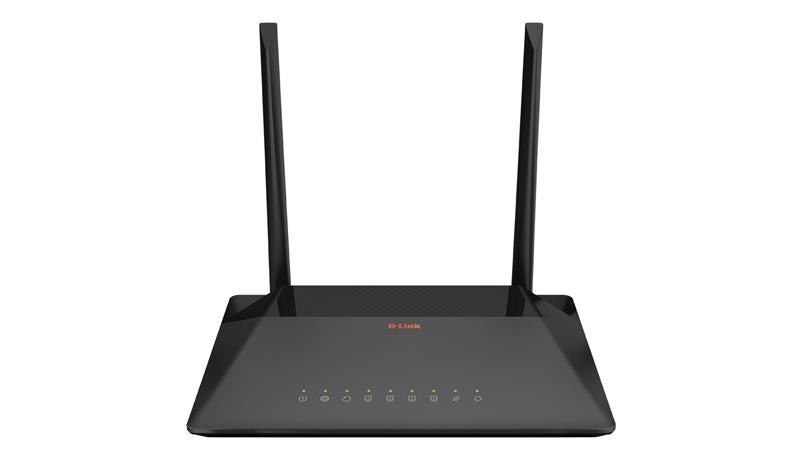 D-Link DSL-224 Wireless N300 VDSL2/ADSL2+ Modem Router | 300 Mbps 2.4 GHz 802.11b/g/n | 2 × 5 dBi Fixed Antennas | RJ-11