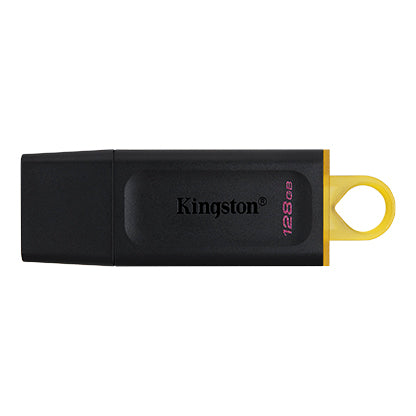 Kingston DataTraveler Exodia DTX/128GB USB Flash Drive | 128GB | USB 3.2 Gen 1 · USB-A | Protective Cap · Key-Ring Loop 