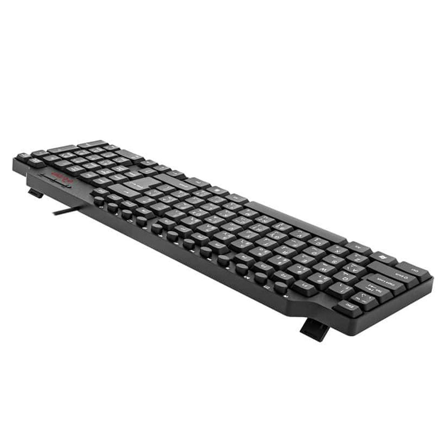 E-Train KB012 Wired Multimedia Keyboard | USB | 104 Keys · Compact Full-Size | Multimedia · Multi-Function Shortcut Keys