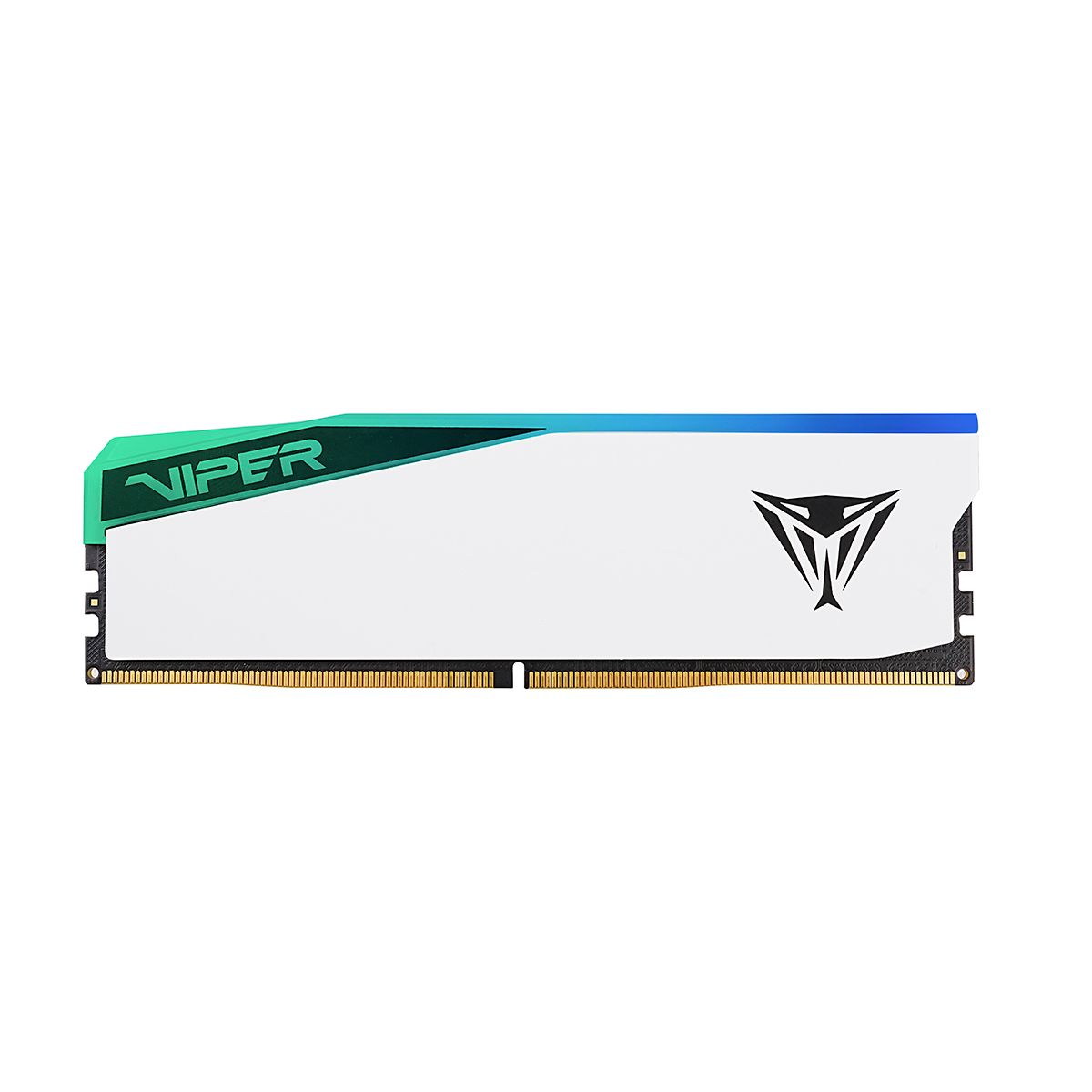 Patriot Viper Elite 5 RGB PVER532G60C30W 32GB DDR5 Desktop Memory | DDR5-6000 · CL30 · 30-40-40-76 | 1.35V · XMP 3.0 · AMD EXPO | 1x32GB · 288-Pin UDIMM · On-Die ECC · RGB | White