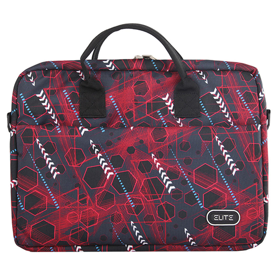 Elite Partner GS-124 Laptop Shoulder Bag | Fits laptops up to 15.6" | Padded main compartment with safety straps | Front