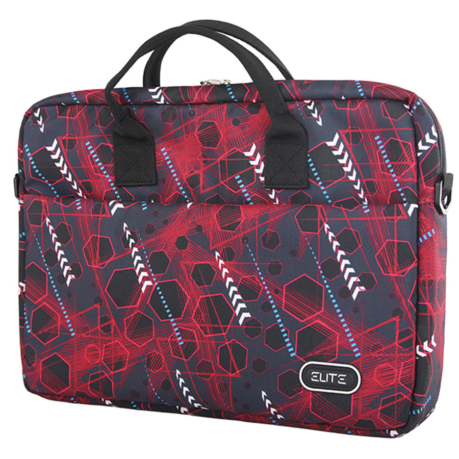 Elite Partner GS-124 Laptop Shoulder Bag | Fits laptops up to 15.6" | Padded main compartment with safety straps | Front