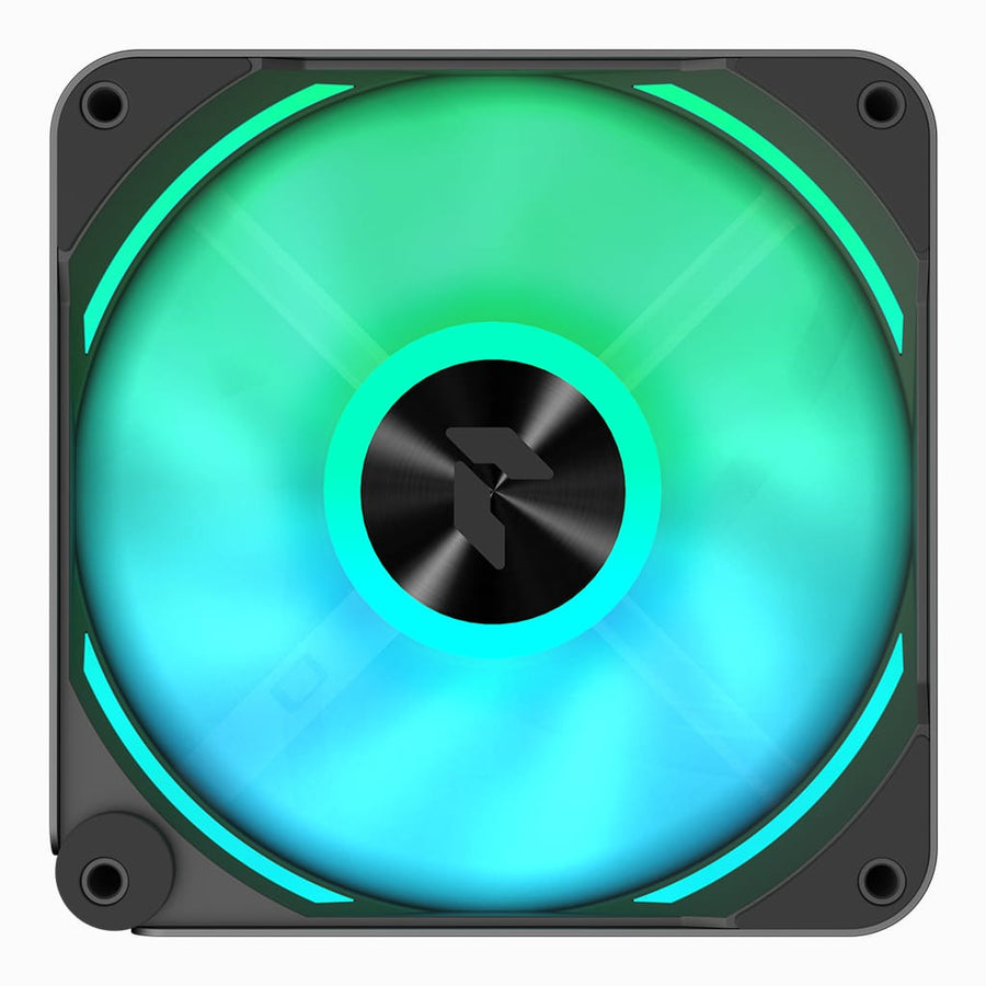 APNX FP2-120 PWM ARGB Case Fan | 120 × 120 × 30mm | PWM 500-1800 RPM · 83.87 CFM | 3.49 mmH2O · 34.8 dBA · FDB Bearing |
