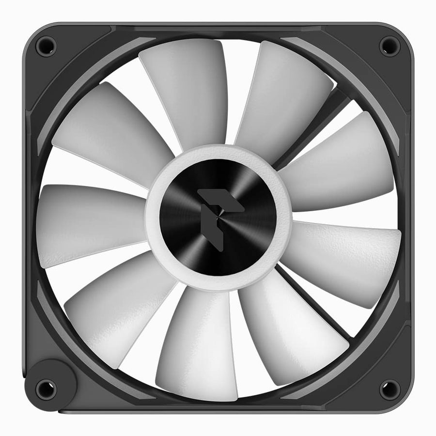 APNX FP2-120 PWM ARGB Case Fan | 120 × 120 × 30mm | PWM 500-1800 RPM · 83.87 CFM | 3.49 mmH2O · 34.8 dBA · FDB Bearing |