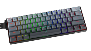 Redragon K617 Fizz Magnetic+ Gaming Keyboard | 61 Keys · 60% | Hall-Effect Magnetic Switches · Rapid Trigger | 0.10–3.4 mm Adjustable Actuation | 8000 Hz Polling | RGB | Detachable USB-C · 1.5 m | Black