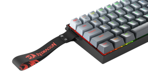 Redragon K617 Fizz Magnetic+ Gaming Keyboard | 61 Keys · 60% | Hall-Effect Magnetic Switches · Rapid Trigger | 0.10–3.4 mm Adjustable Actuation | 8000 Hz Polling | RGB | Detachable USB-C · 1.5 m | Black
