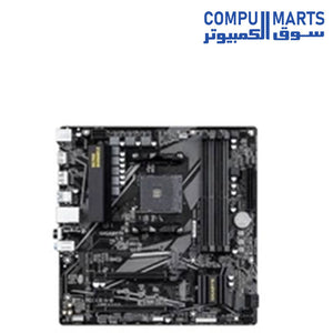 GIGABYTE B550M DS3H AC R2 Motherboard | AMD Socket AM4 · B550 Chipset | 4× DDR4 up to 4733 MT/s (O.C.) · 128GB | PCIe 4.0 x16 · 2× M.2 | Wi-Fi 5 (802.11ac) · Bluetooth 5.0 · GbE LAN | Micro-ATX