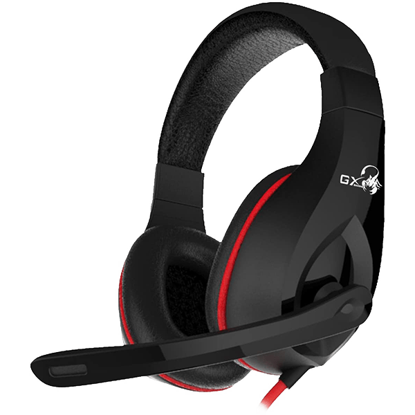 Genius GX Gaming Lychas HS-G560 Gaming Headset | 40mm Drivers · 20Hz–20kHz | 24Ω · 91dB | 3.5mm Jack · 2m Cable | Noise-Reduction Mic · 257g | Black