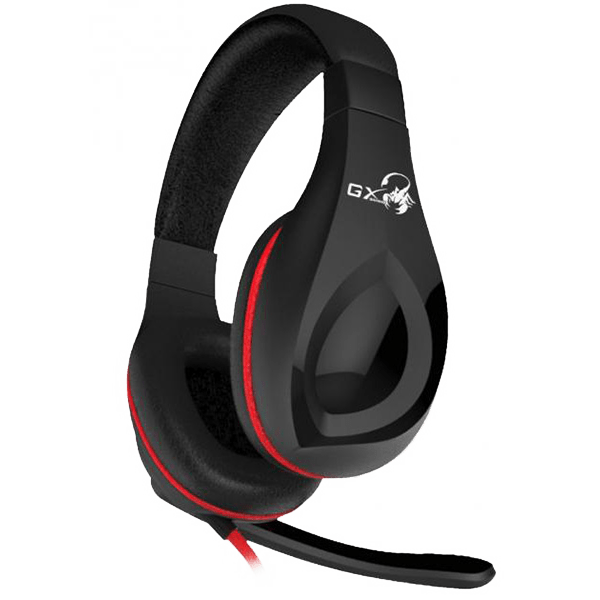 Genius GX Gaming Lychas HS-G560 Gaming Headset | 40mm Drivers · 20Hz–20kHz | 24Ω · 91dB | 3.5mm Jack · 2m Cable | Noise-Reduction Mic · 257g | Black