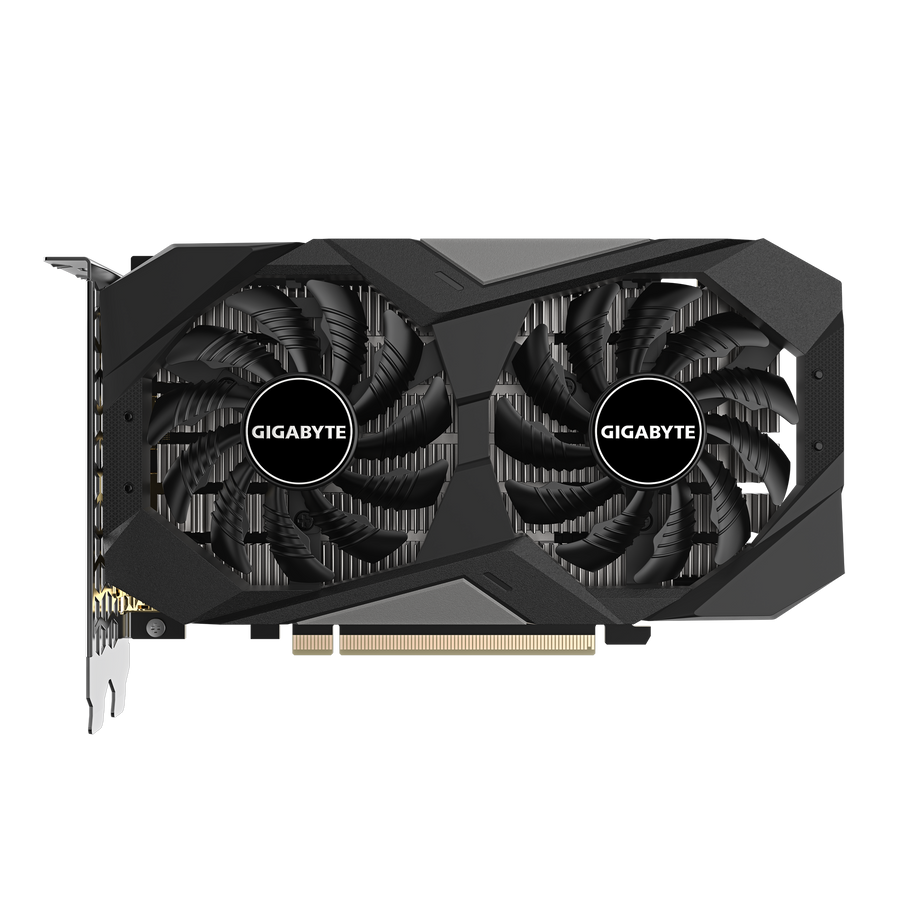 GIGABYTE GeForce RTX 3050 WINDFORCE OC V2 6G Graphics Card | 6GB GDDR6 · 96-bit | 2304 CUDA Cores · 1477 MHz Core | PCIe 4.0 · 2× HDMI 2.1 · 2× DisplayPort 1.4a | No External Power Connector | Black