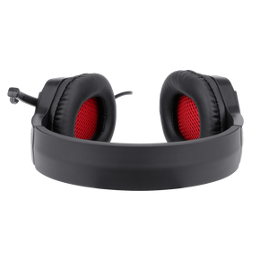Redragon H220 Themis Wired Gaming Headset | Stereo Sound with Enhanced Bass | 50mm Drivers | 20Hz-20kHz | 16Ω | USB + Dual 3.5mm Connection | Omni-Directional Mic | Red LED Backlight | PC · PS4/PS3 · Xbox One · Switch · Tablet · Smartphone