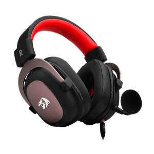 Redragon H510 ZEUS Wired Gaming Headset | 53mm Drivers | 7.1 Surround via USB Control Box | Detachable Noise-Cancelling Mic | Detachable 3.5mm Cable + Y-Splitter | 50Hz-20kHz | 64 Ohm | 110+/-3dB | PC, PS4/PS3, Xbox One X, Switch