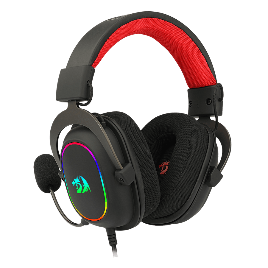Redragon H510 Zeus-X RGB Wired Gaming Headset | 7.1 Surround Sound | 53mm Drivers | 50Hz-20kHz | 64Ω | USB Braided Cable