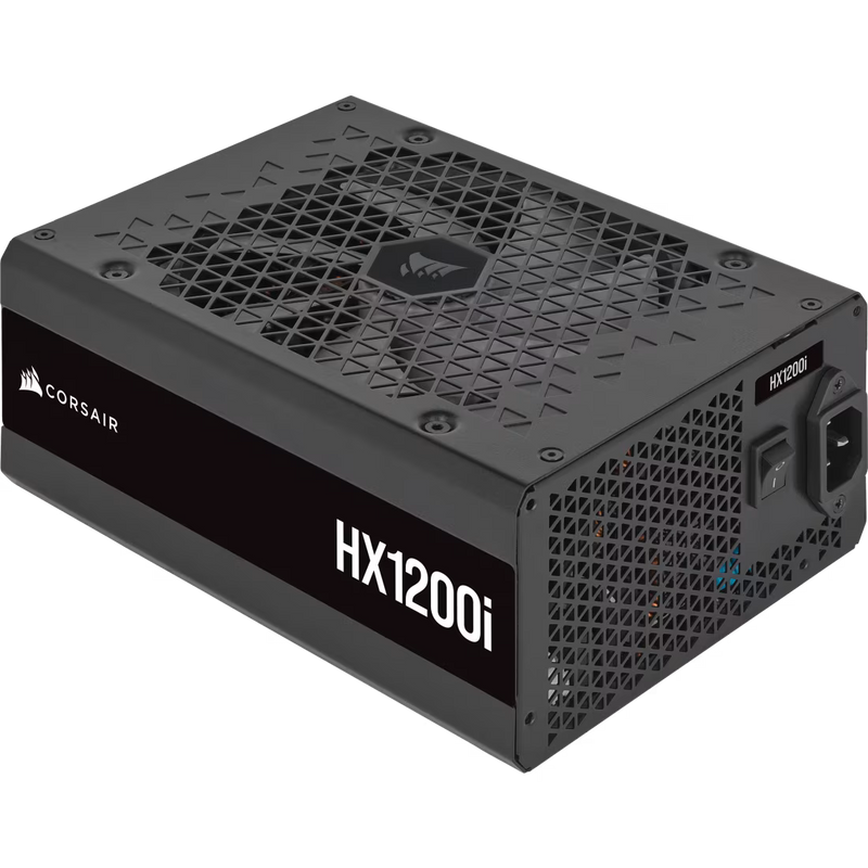CORSAIR HX1200i Vollmodulares Extrem Geräuscharmes ATX-Netzteil - ATX 3.0 und PCIe 5.0-kompatibel - CORSAIR iCUE Software-Kompatibel - 80 Plus Platinum