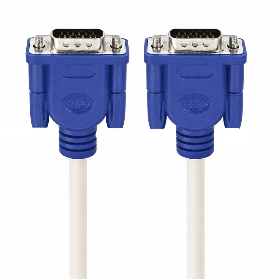 Point VGA Cable 10 m | 15-Pin HD D-Sub Male to Male | Analogue Video Lead for Monitors · Projectors | Brand New