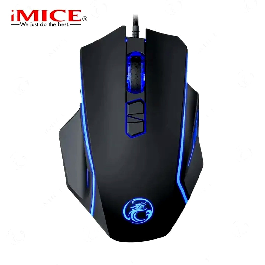 iMICE X4 RGB Gaming Mouse | USB Wired | 1200–7200 DPI Adjustable | 8 Programmable Buttons · Fire Key | RGB Lighting