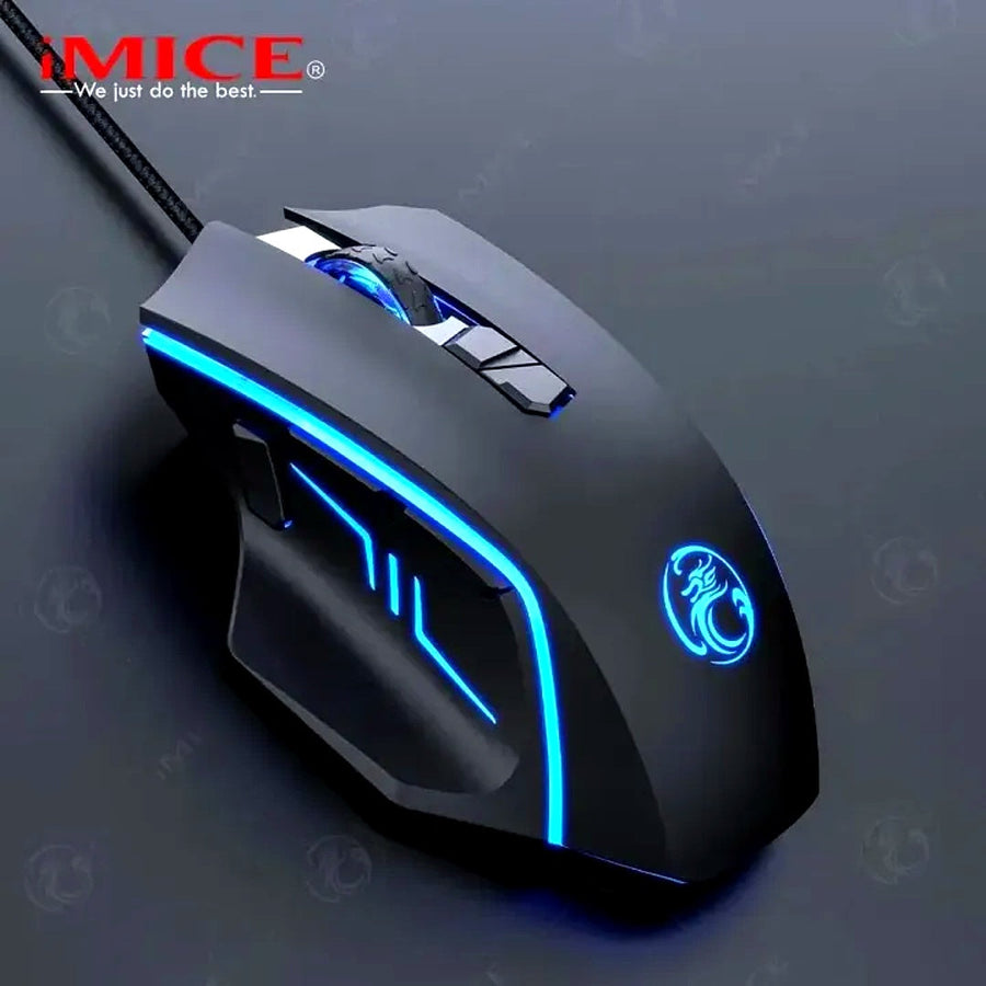 iMICE X4 RGB Gaming Mouse | USB Wired | 1200–7200 DPI Adjustable | 8 Programmable Buttons · Fire Key | RGB Lighting