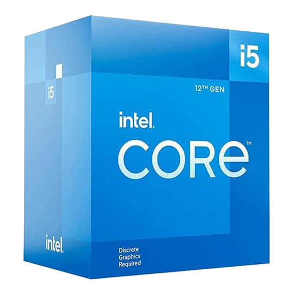 Intel Core i5-12400F Desktop Processor | 6 Cores · 12 Threads · 2.50 GHz Base · 4.40 GHz Max Turbo | 18 MB Intel Smart C