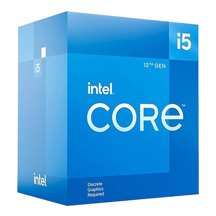 Intel Core i5-12400F Desktop Processor | 6 Cores · 12 Threads · 2.50 GHz Base · 4.40 GHz Max Turbo | 18 MB Intel Smart C