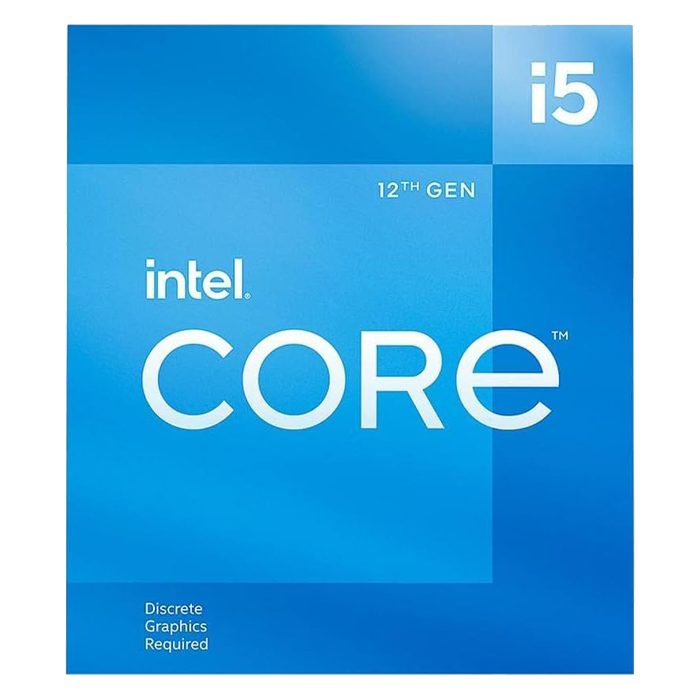 Intel Core i5-12400F Desktop Processor | 6 Cores · 12 Threads · 2.50 GHz Base · 4.40 GHz Max Turbo | 18 MB Intel Smart C