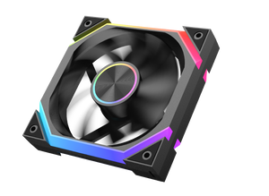 XIGMATEK Infinity H27A ARGB Case Fan | 120mm · 3-Pack · Controller Box + Remote | PWM 1500 RPM · 40.60 CFM | 0.539 mmH2O · <19.70 dBA · Hydro Bearing | Black