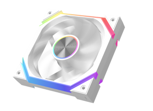 XIGMATEK Infinity H27A Arctic ARGB Case Fan | 120mm · 3-Pack · Controller Box + Remote | PWM 1500 RPM · 40.60 CFM | 0.539 mmH2O · <19.70 dBA · Hydro Bearing | White