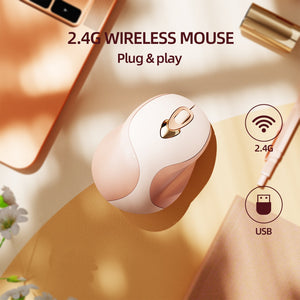 Inphic M8 Wireless Mouse | 2.4GHz Wireless | 800·1200·1600 DPI | Silent Click | 500mAh USB-C Rechargeable | 75g