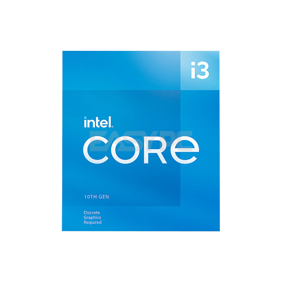 Intel Core i3-10105F Desktop Processor — Retail Boxed | 4 Cores · 8 Threads | 3.70 GHz Base · Up to 4.40 GHz | 6MB Cache